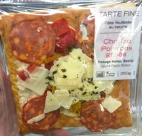 Mängden socker i Tarte Fine Chorizo Poivrons grillés