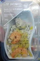 Mängden socker i La St-Jacques : Cassolette Risotto, Noix de St-Jacques & Crevettes, sauce au Vin Blanc