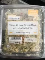 Mängden socker i Taboulé aux crevettes et concombres