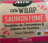 Mängden socker i Wrap saumon fumé