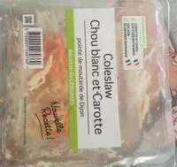 Mängden socker i Coleslaw Chou blanc et carotte