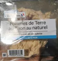 Mängden socker i Pommes de terre au thon au naturel
