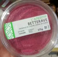 Mängden socker i Betterave, Fromage de Chèvre, Crème de Cassis