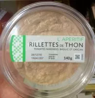 Mängden socker i Rillettes de thon