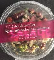 Mängden socker i Salade céréales lentilles figues