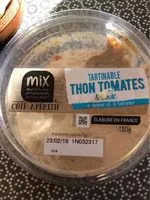 Mängden socker i Tartinable thon tomates basilic