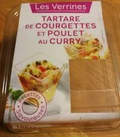 Mängden socker i Tartare de courgettes poulet et curry