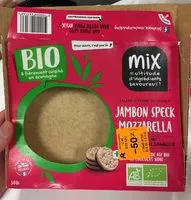Mängden socker i Jambon Speck Mozzarella bio
