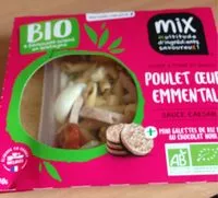 Mängden socker i Salade & penne au basilic poulet oeuf emmental bio