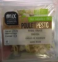 Mängden socker i Les Salades bio Poulet Pesto