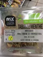Mängden socker i Taboulé Menthe