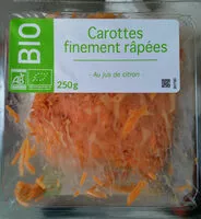 Mängden socker i Carottes finement râpées au jus de citron