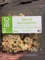 Mängden socker i Taboulé aux légumes - BIO