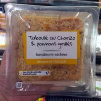 Mängden socker i Taboulé chorizo/poivrons Mix Buffet