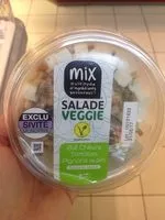 Mängden socker i Salade Veggie blé chèvre