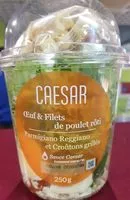 Mängden socker i Caesar
