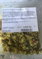 Mängden socker i Boulgour lentilles feves de soja