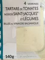 Mängden socker i Tartare de tomates noix de saint jacques