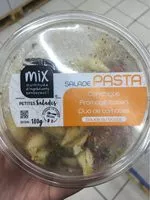 Mängden socker i Conchiglie fromage italien