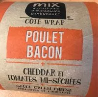 Mängden socker i Wrap Poulet Bacon, 190g