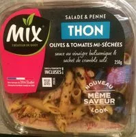 Mängden socker i Salade & Penne Thon, 250g