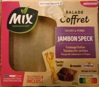 Mängden socker i Salade Coffret Jambon Speck, 320g