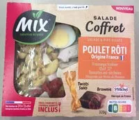 Mängden socker i Salade Coffret Poulet & PIPE RIGATE