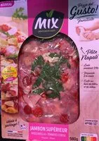 Mängden socker i Pizza del Gusto! Jambon supérieur, Mozzarella, Tomates cerises