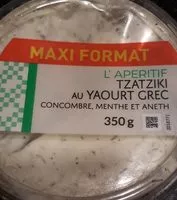 Mängden socker i Tzatziki au yaourt grec