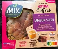 Mängden socker i Salade extra coffret jambon speck