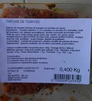 Mängden socker i Tartare de tomates