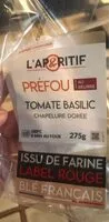 Mängden socker i Préfou tomate basilic