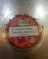 Mängden socker i Quinoa rouge, tomates, poivrons, cranberries