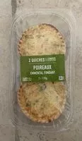 Mängden socker i 2 Quiche poireaux emmental fondant
