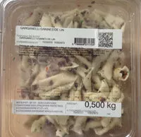 Mängden socker i Garganelli Graine de Lin