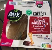 Mängden socker i Salade Coffret Poulet Taboulé
