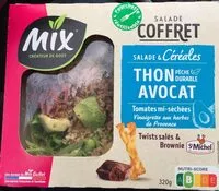 Mängden socker i Salade coffret thon avocat