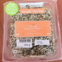 Mängden socker i Taboulé Menthe