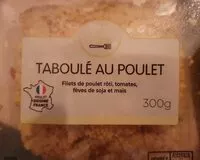 Mängden socker i Taboulé au poulet
