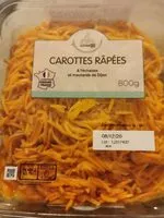 Mängden socker i Carottes râpées à l'échalote et moutarde de Dijon