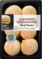 Mängden socker i Mini Burgers Montagnards