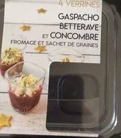 Mängden socker i Gaspacho betterave et concombre