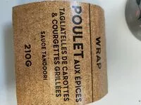 Mängden socker i Wrap poulet tandori