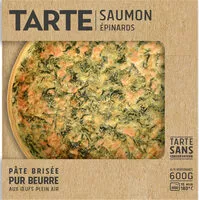 Mängden socker i Tarte Saumon Epinard