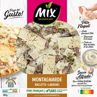Mängden socker i Pizza del Gusto Raclette Lardons