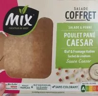 Mängden socker i Salade coffret Poulet pané Caesar