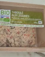 Mängden socker i Taboulé aux légumes