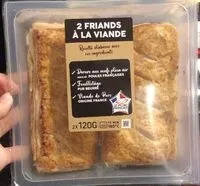 Mängden socker i Friands à la viande