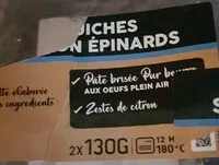 Mängden socker i Quiches saumon épinards