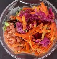 Mängden socker i Salad bowl saumon